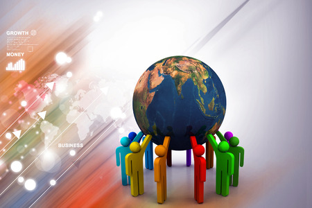 Global networkの写真素材