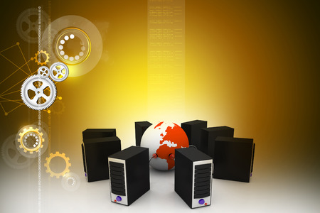 Global computer networkの写真素材