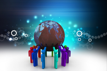 Global networkの写真素材