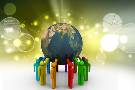 Global networkの写真素材