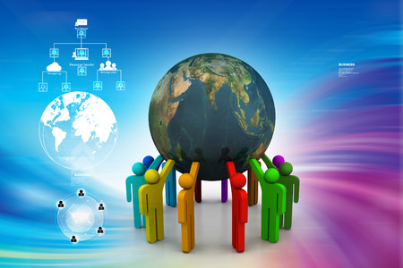 Global networkの写真素材