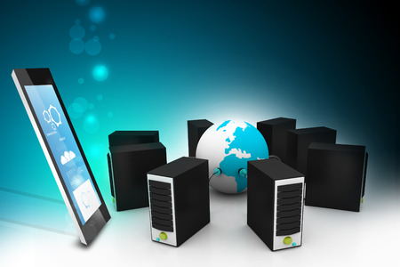 Global computer networkの写真素材