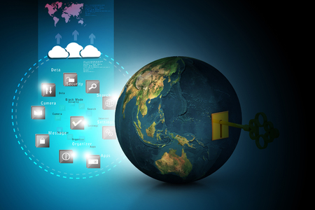 Key of the worldの写真素材