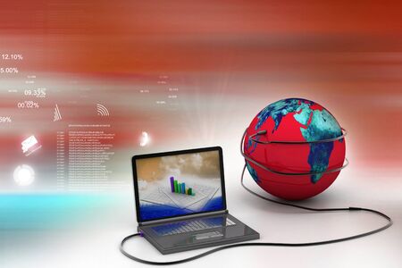 Global internet conceptの写真素材