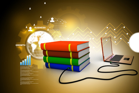 Internet libraryの写真素材