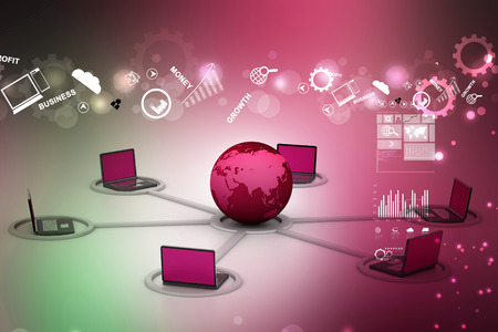 Computer networkの写真素材