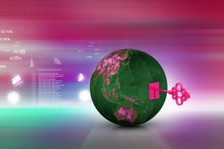 Key of the worldの写真素材