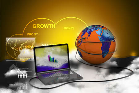 Global internet conceptの写真素材