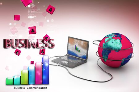 Global internet conceptの写真素材