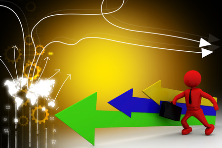 Movement direction to successの写真素材