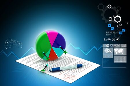 Business graphの写真素材