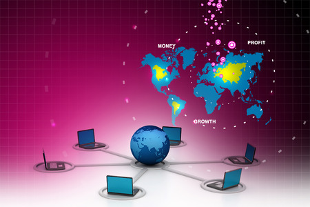 Computer networkの写真素材