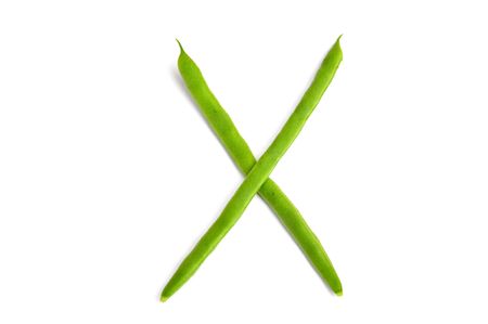 Crossed beansの写真素材