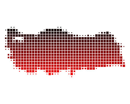 Map of Turkeyのイラスト素材