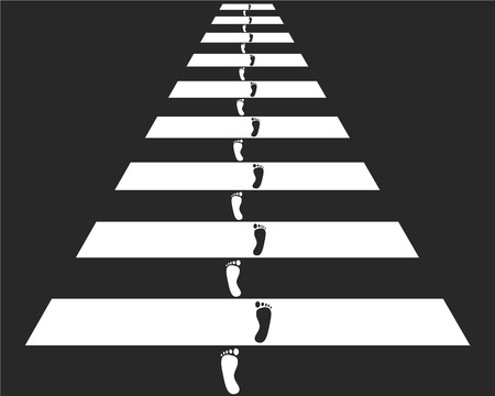 Cross walkのイラスト素材