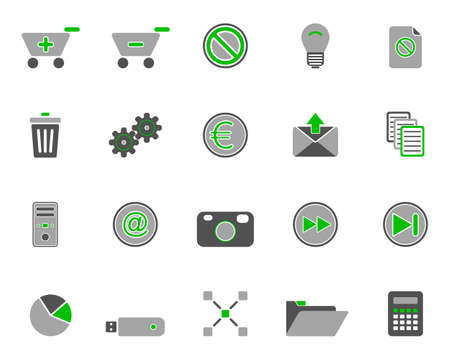 Web iconsのイラスト素材