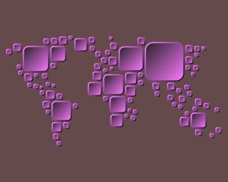 World mapのイラスト素材