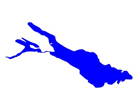 Map of Lake Constanceのイラスト素材