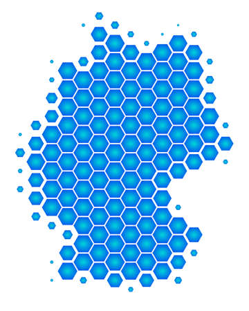 Map of Germanyのイラスト素材