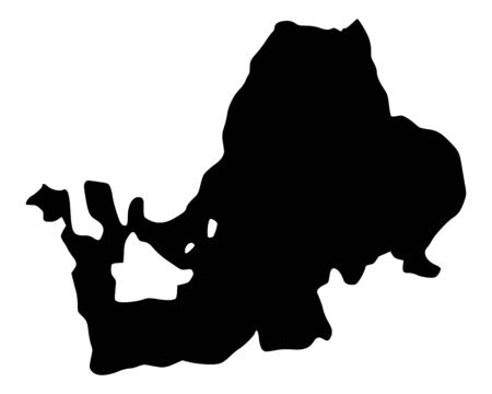 Map of Lake Chiemseeのイラスト素材