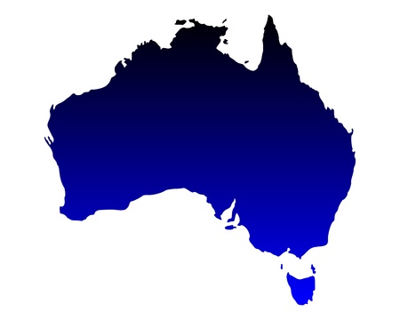 Map of Australiaのイラスト素材