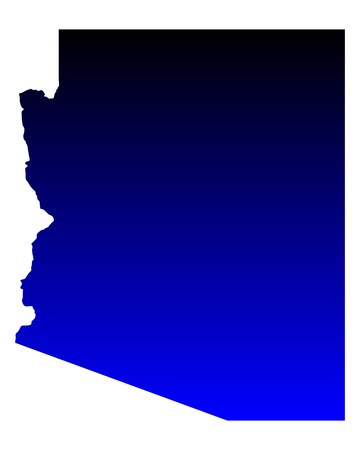 Map of Arizonaのイラスト素材