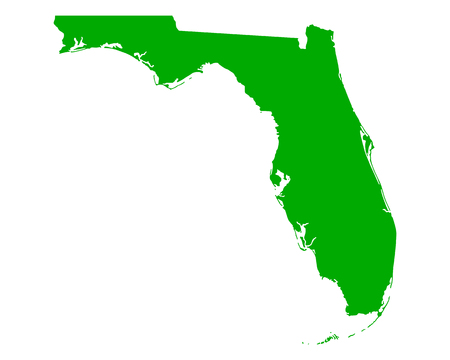 Map of Floridaのイラスト素材