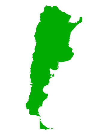 Map of Argentinaのイラスト素材