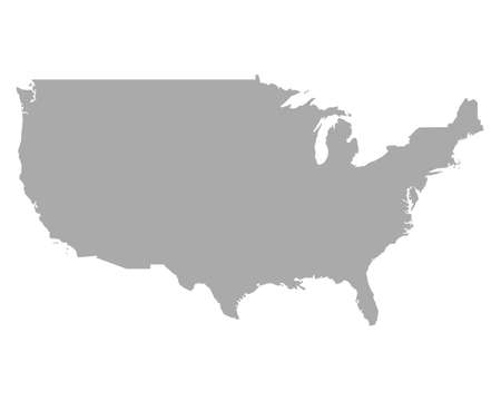 Map of USAのイラスト素材