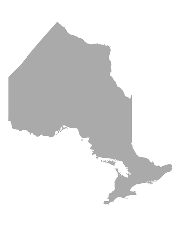 Map of Ontarioのイラスト素材