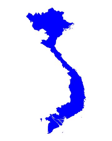 Map of Vietnamのイラスト素材