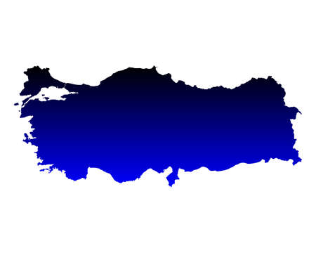 Map of Turkeyのイラスト素材
