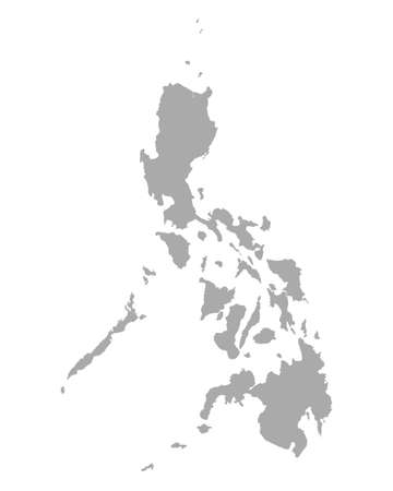 Map of Philippinesのイラスト素材