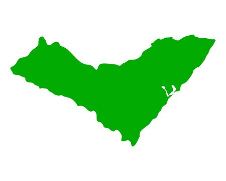 Map of Alagoasのイラスト素材