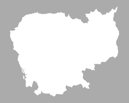 Map of Cambodiaのイラスト素材