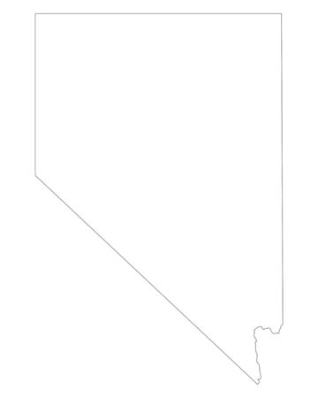 Map of Nevadaのイラスト素材