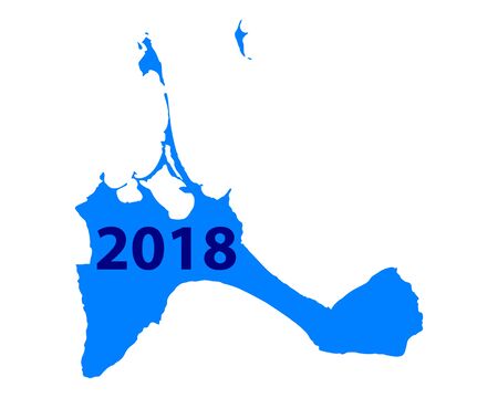 Map of Formentera 2018のイラスト素材