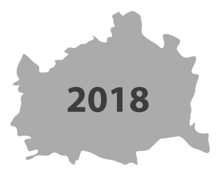 Map of Vienna 2018のイラスト素材