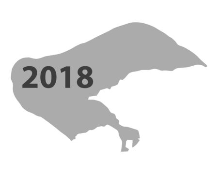 Map of Borkum 2018のイラスト素材