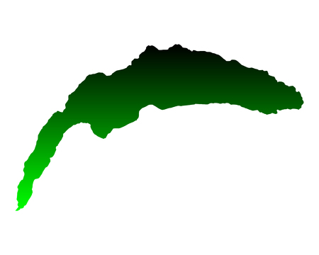Map of Lake Genevaのイラスト素材