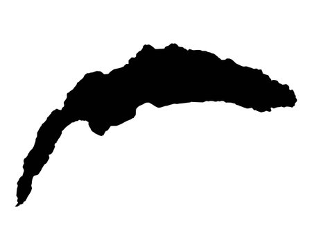 Map of Lake Genevaのイラスト素材