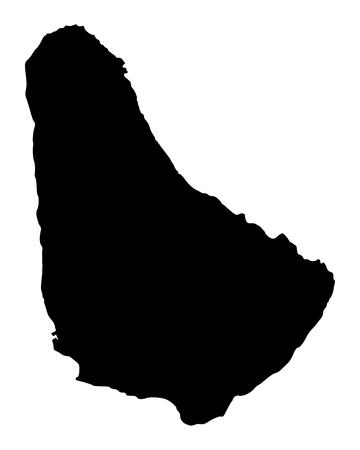 Map of Barbadosのイラスト素材