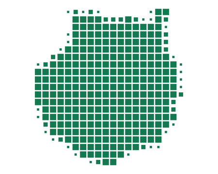 Map of Gran Canariaのイラスト素材