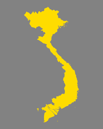 Map of Vietnamのイラスト素材
