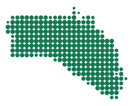 Map of Menorcaのイラスト素材
