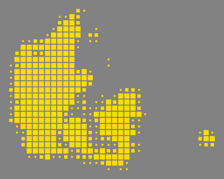 Map of Denmarkのイラスト素材