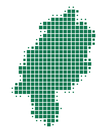 Map of Hesseのイラスト素材