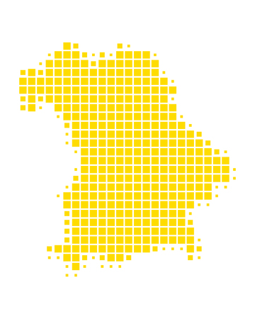 Map of Bavariaのイラスト素材