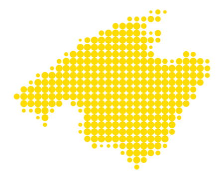 Map of Mallorcaのイラスト素材