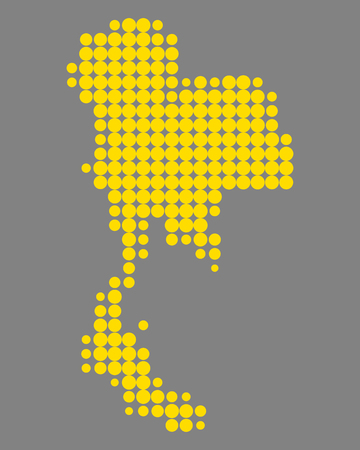 Map of Thailandのイラスト素材